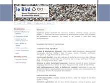 Tablet Screenshot of lebird.ch